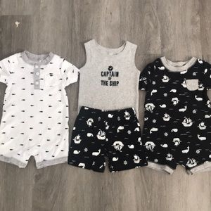 New Carter’s Nautical baby boy set 6M